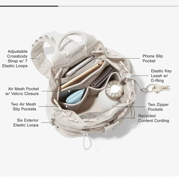 Dagne Dover Onyx Drawstring Backpack - Picture 6 of 9